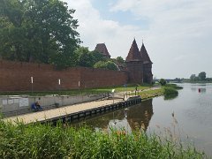 Die Nogat mit Marienburg